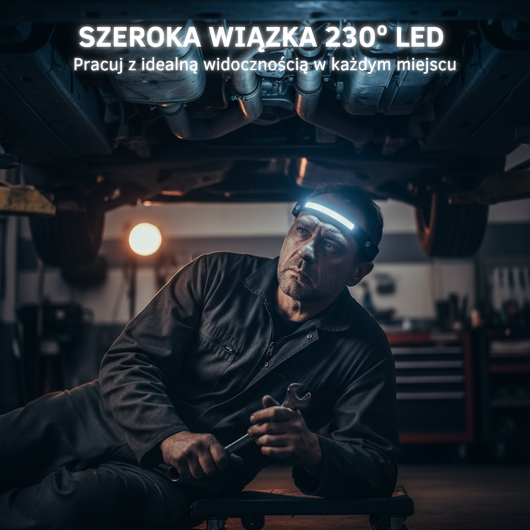 Vorten 230º LED - lampa czołowa