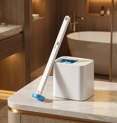 Saniflow™ Toilet Brush with Replaceable Heads
